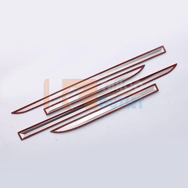 大放出セール 大人気 トヨタ プリウス 30系 前期/後期 ドアトリム ドアアンダーモール ガーニッシュ ステンレス製 鏡面仕上げ カスタムパーツ 外装 4pcs EX216 |  | 04