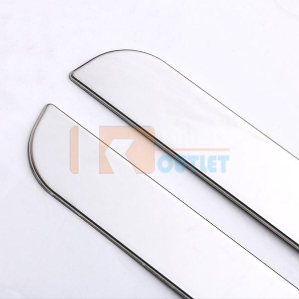 大放出セール 大人気 プリウスα ZVW40 前/後期 ドアアンダーモール ドアトリム ガーニッシュ シルバー ステンレス製 鏡面 カスタム パーツ 外装 4p EX257 |  | 02