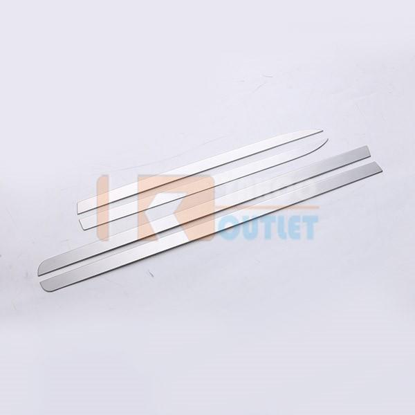 大放出セール 大人気 プリウスα ZVW40 前/後期 ドアアンダーモール ドアトリム ガーニッシュ シルバー ステンレス製 鏡面 カスタム パーツ 外装 4p EX257 |  | 03