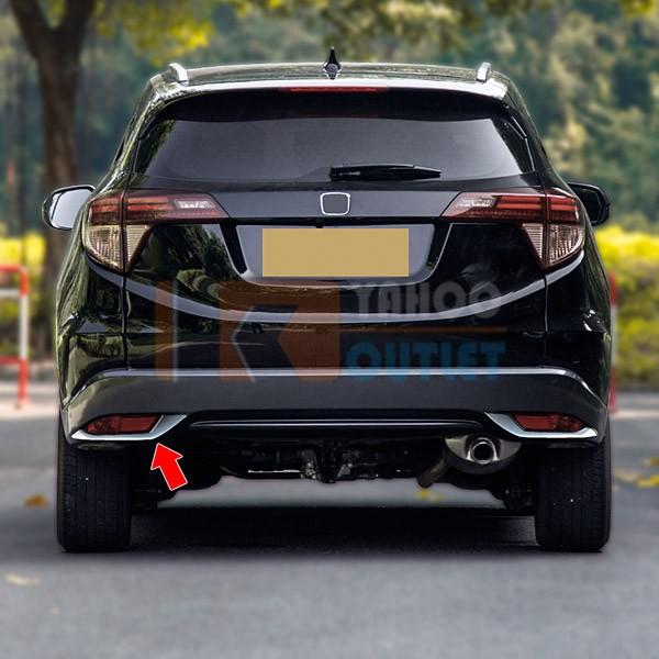 ホンダ ヴェゼル Ru1 4 リア バンパー リフレクタートリム ガーニッシュ メッキ アクセサリー カスタム パーツ ドレスアップ Vezel外装品 2pcs Ex462 Ex462 ビーエムヤフーショップ 通販 Yahoo ショッピング