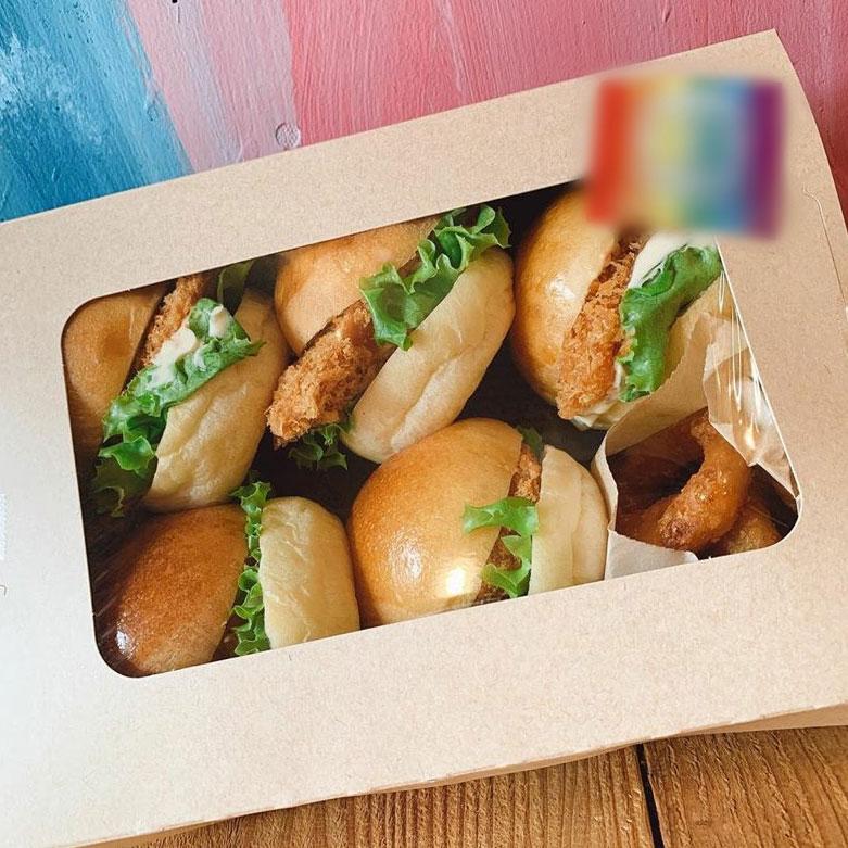 テイクアウト 容器 Takeout お持ち帰り おしゃれ エコ クラフト フードボックス 窓あり 10ml 0枚入 10ml Zs Kw Bmtオンラインストア 通販 Yahoo ショッピング