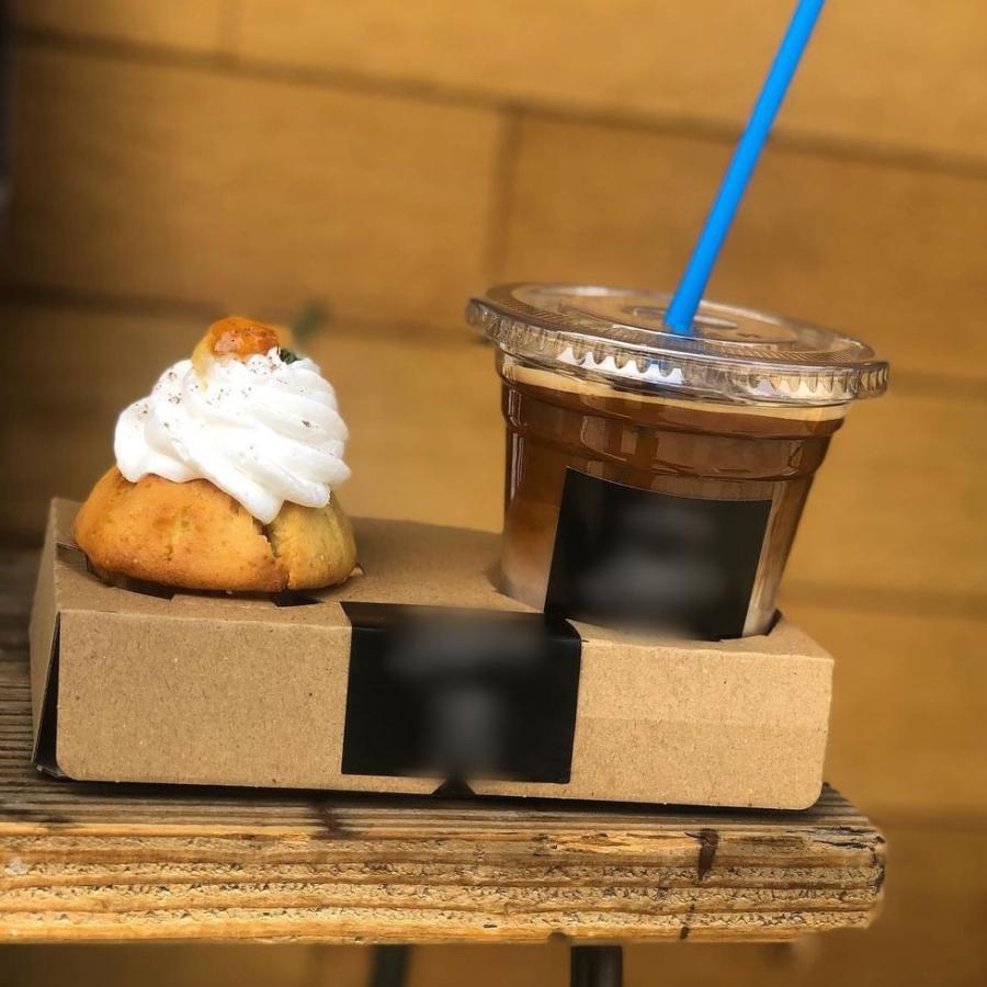 テイクアウト 紙カップ クリアカップ カップホルダー 四つ穴
