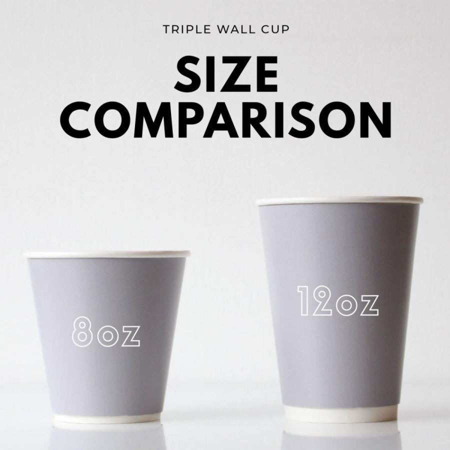 テイクアウト 紙コップ 蓋 フタ付き おしゃれ 断熱グレー8オンス 三層紙カップ ホット用黒蓋 1個セット Ec86 3w 86gray 80 Bmtオンラインストア 通販 Yahoo ショッピング
