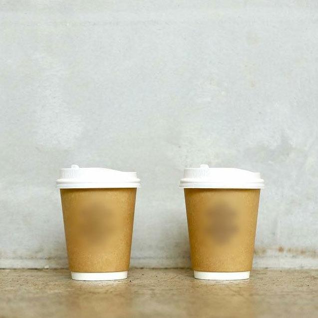 断熱クラフト2重 8オンス 紙カップ ＆ ホット用白蓋 100個セット テイクアウト 紙コップ 蓋 フタ付き おしゃれ EC14 |  | 12