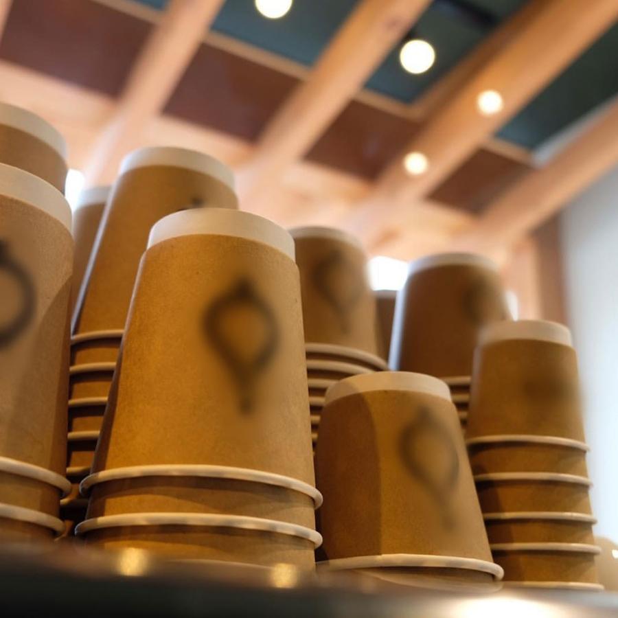 断熱クラフト2重 12オンス 紙カップ ＆ ホット用白蓋  100個セット テイクアウト 紙コップ 蓋 フタ付き おしゃれ EC12 |  | 14