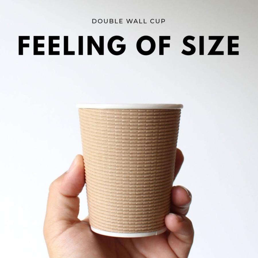 断熱エコクラフト2重 8オンス 紙カップ ＆ ホット用黒蓋 100個セット テイクアウト 紙コップ 蓋 フタ付き おしゃれ EC03 |  | 07