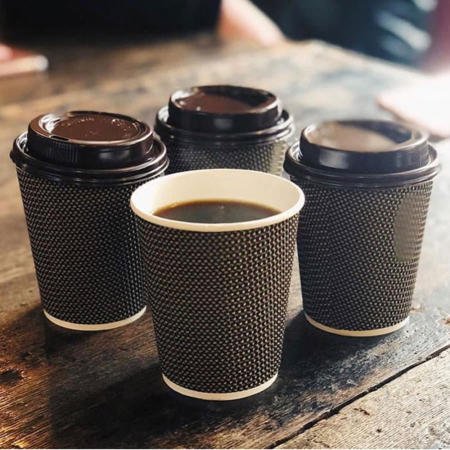 テイクアウト 紙コップ 蓋 フタ付き おしゃれ 断熱ゼブラ二重12オンス 紙カップ ホット用白蓋 100個セット Ec18 51 Bmtオンラインストア 通販 Yahoo ショッピング