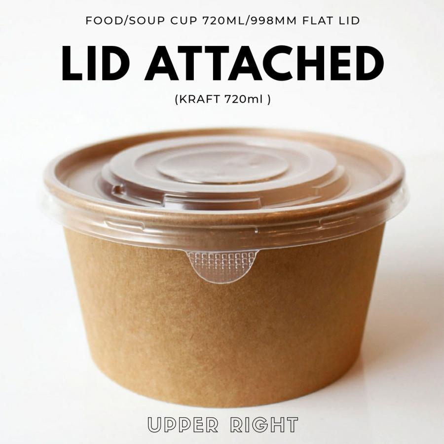 720ml フードカップ 紙カップ 500個入 テイクアウト 容器 takeout お持ち帰り おしゃれ 紙コップ クラフト インスタ映え |  | 07