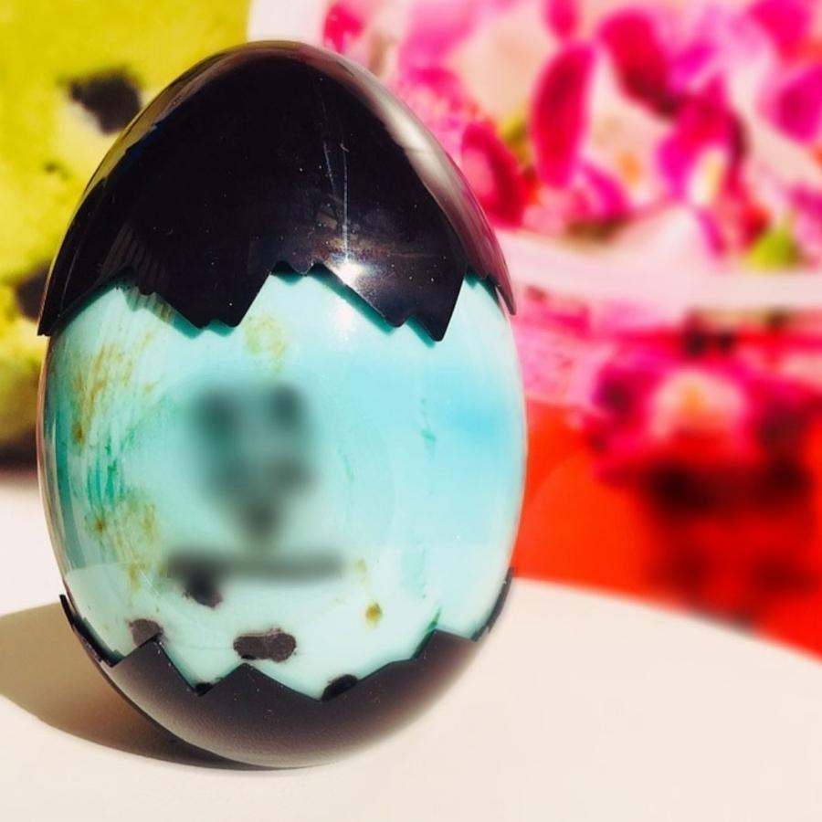 テイクアウト ドリンクボトル おしゃれ ボトル容器 400ml EGG-DARK BLUE  ボトルドリンク 100個セット インスタ映えの画像