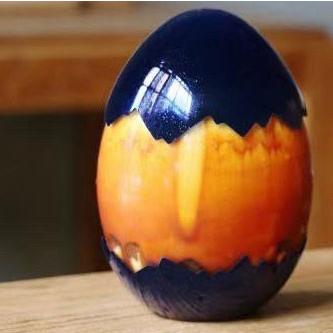 テイクアウト ドリンクボトル おしゃれ ボトル容器 400ml EGG-DARK BLUE  ボトルドリンク 100個セット インスタ映えの画像