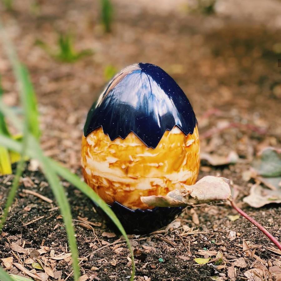 テイクアウト ドリンクボトル おしゃれ ボトル容器 400ml EGG-DARK BLUE  ボトルドリンク 100個セット インスタ映えの画像