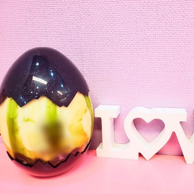 テイクアウト ドリンクボトル おしゃれ ボトル容器 400ml EGG-DARK BLUE  ボトルドリンク 100個セット インスタ映えの画像