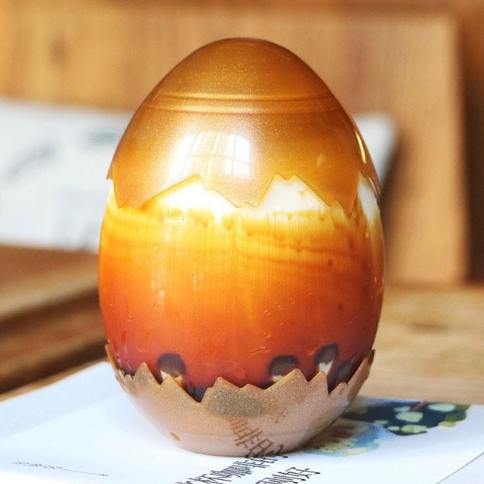 テイクアウト ドリンクボトル おしゃれ ボトル容器 400ml EGG-GOLD  ボトルドリンク 100個セット インスタ映えの画像