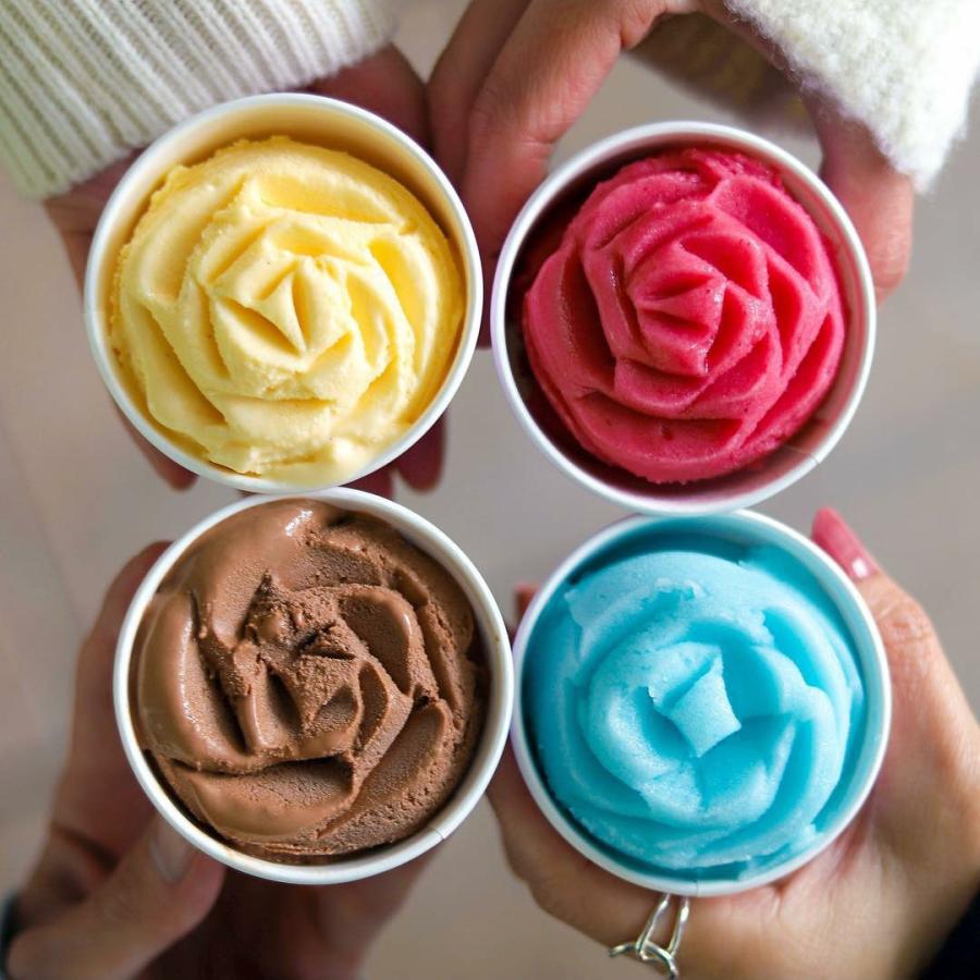 テイクアウト お持ち帰り 紙コップ ジェラートシングル90cc アイス