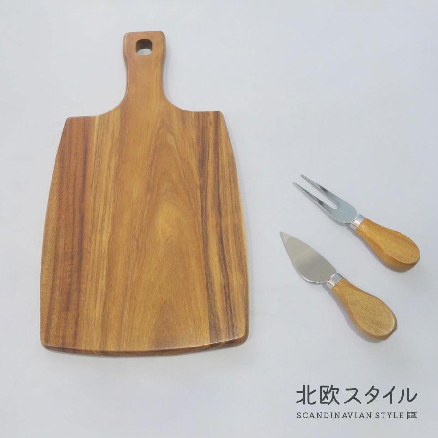 北欧スタイル 3PC チーズボードセット ウェッジウッド 天然 チーズ