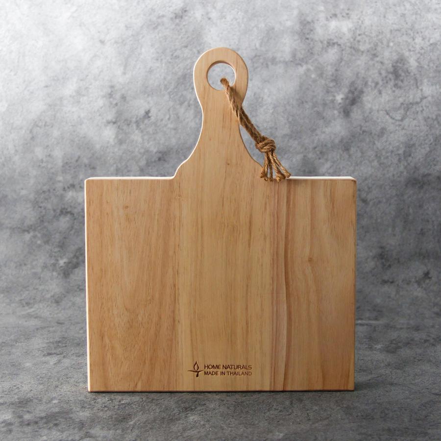 北欧スタイル マンゴー 長方形 カッティングボード 持ち手 麻紐付き