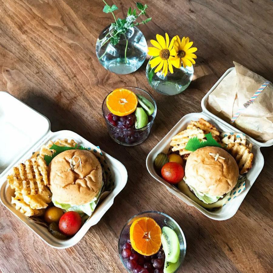 テイクアウト 容器 takeout お持ち帰り おしゃれ エコ バガス フード