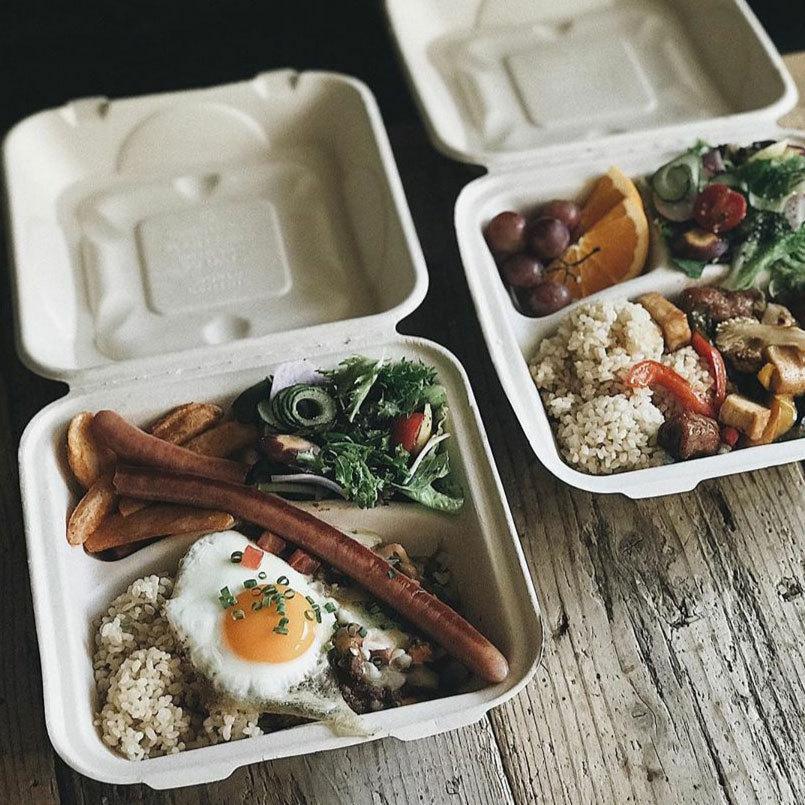 テイクアウト 容器 Takeout お持ち帰り おしゃれ エコ バガス フードボックス 3分割 60枚 Ec Df P511 60 Bmtオンラインストア 通販 Yahoo ショッピング