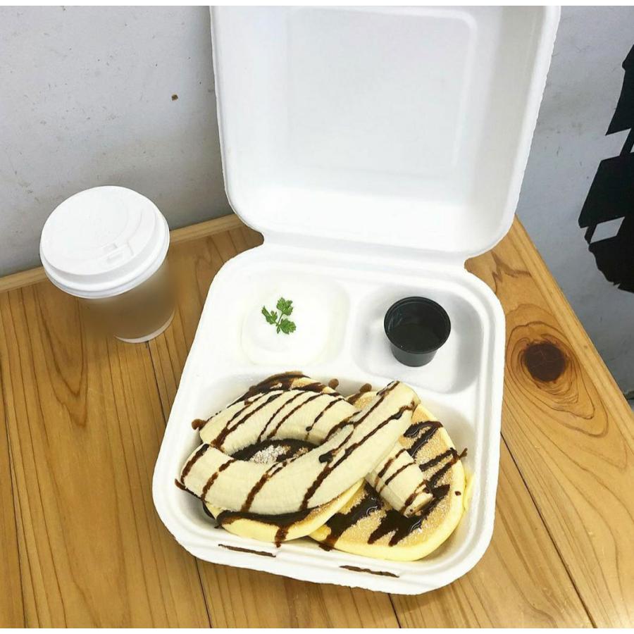 テイクアウト 容器 takeout お持ち帰り おしゃれ エコ バガス フードボックス 3分割 400枚 DF-P511 |  | 13