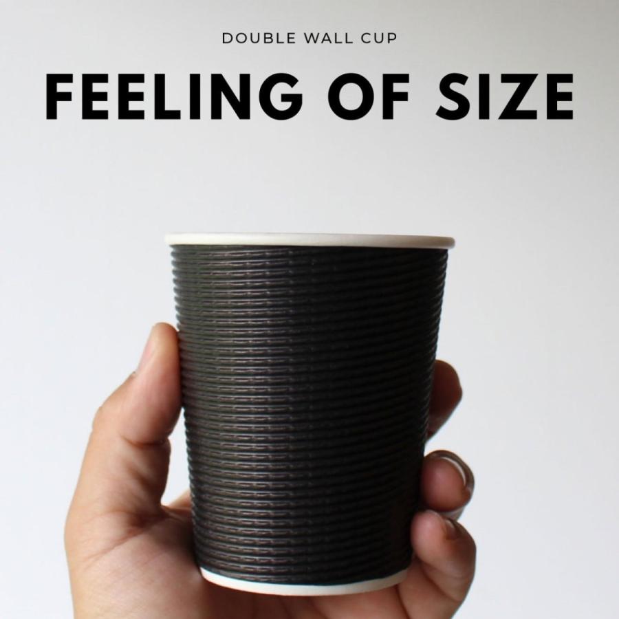 断熱エコブラック二重 8オンス 紙カップ ＆ ホット用黒蓋 100個セット テイクアウト 紙コップ 蓋 フタ付き おしゃれ EC89 |  | 09