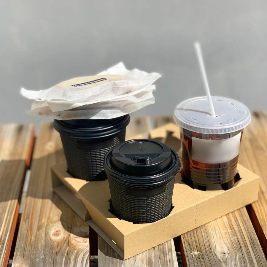断熱エコブラック二重 12オンス 紙カップ ＆ ホット用黒蓋 100個セット テイクアウト 紙コップ 蓋 フタ付き おしゃれ EC91 |  | 13