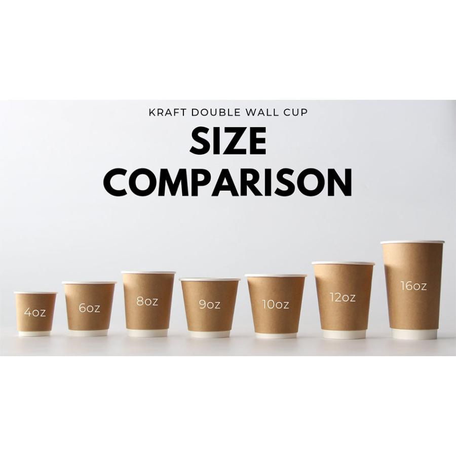 80mm口径 断熱クラフト二重6オンス 紙カップ 150個 テイクアウト  