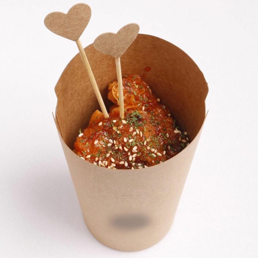 揚げ物用 クラフト 紙カップ 蓋付き 1000個 テイクアウト おしゃれ 紙