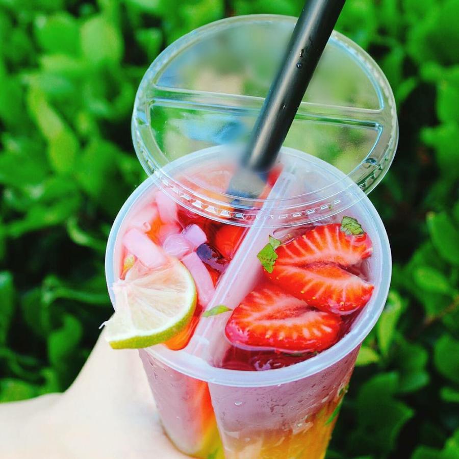 テイクアウト ツインワンカップ クリアーカップ オシャレ 180個 : BMT