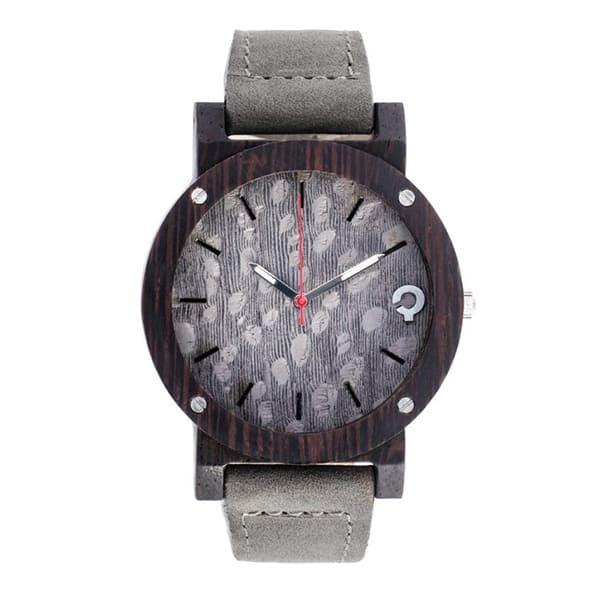 木製腕時計 メンズ レディース plantwear Flakeシリーズ Grey Ebony ユニセックス おしゃれなブランド時計 |  | 01