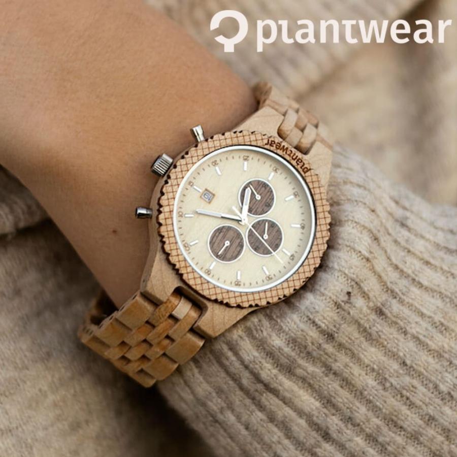 木製腕時計 メンズ レディース plantwear Foxシリーズ Maple ユニセックス おしゃれなブランド時計 | 