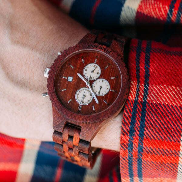木製腕時計 メンズ レディース plantwear Foxシリーズ Padouk  ユニセックス おしゃれなブランド時計 |  | 05