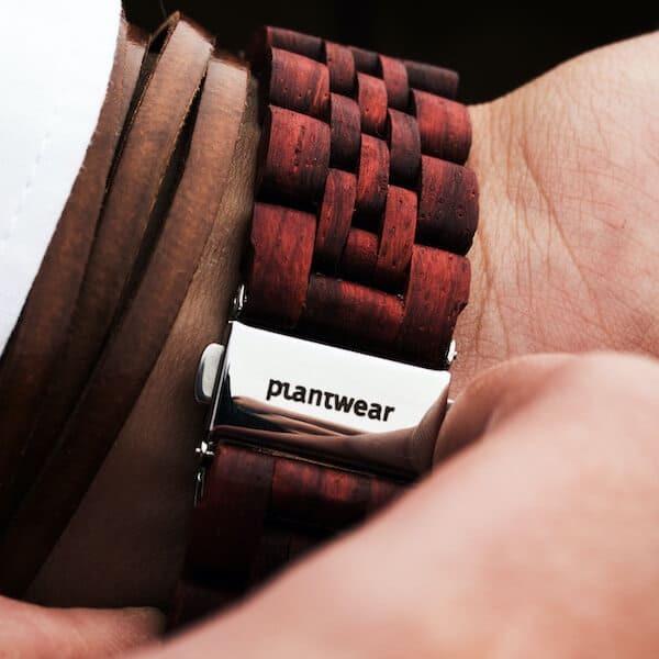 木製腕時計 メンズ レディース plantwear Foxシリーズ Padouk  ユニセックス おしゃれなブランド時計 |  | 06