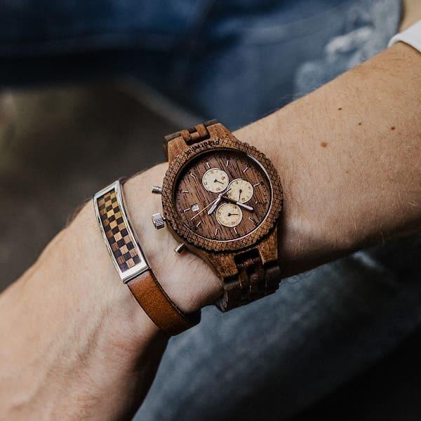 木製腕時計 メンズ レディース plantwear Foxシリーズ Walnut ユニセックス おしゃれなブランド時計 |  | 05