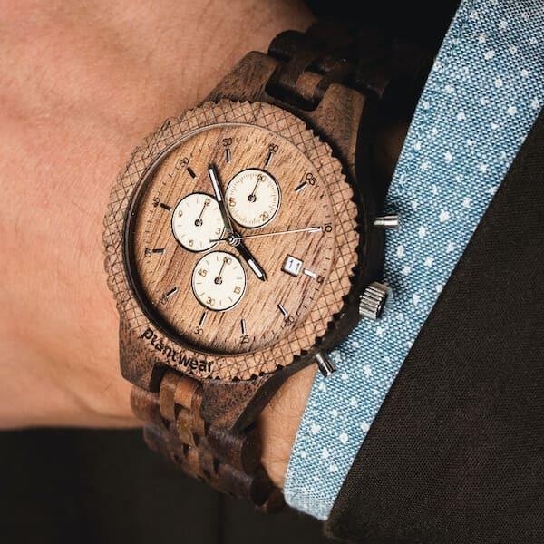 木製腕時計 メンズ レディース plantwear Foxシリーズ Walnut ユニセックス おしゃれなブランド時計 |  | 07