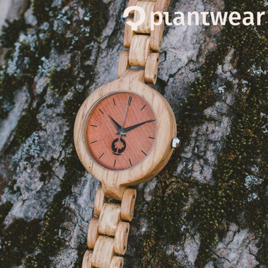木製腕時計 レディース plantwear Glamourシリーズ Oak