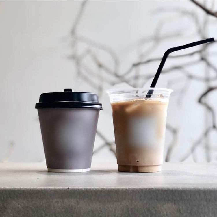 テイクアウト 紙コップ 蓋 フタ付き おしゃれ 断熱グレー8オンス 三層紙カップ ホット用黒蓋 100個セット Ec86 Gley08 Bmtオンラインストア 通販 Yahoo ショッピング