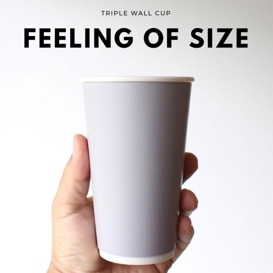 テイクアウト お持ち帰り おしゃれ 紙コップ 断熱86mm口径グレー16オンス 三層紙カップ 500個 Gley16oz Bmtオンラインストア 通販 Yahoo ショッピング