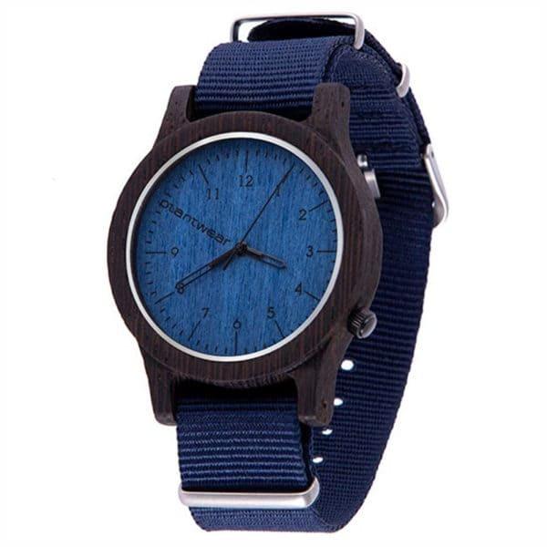 木製腕時計 メンズ レディース plantwear Heritageシリーズ Blue