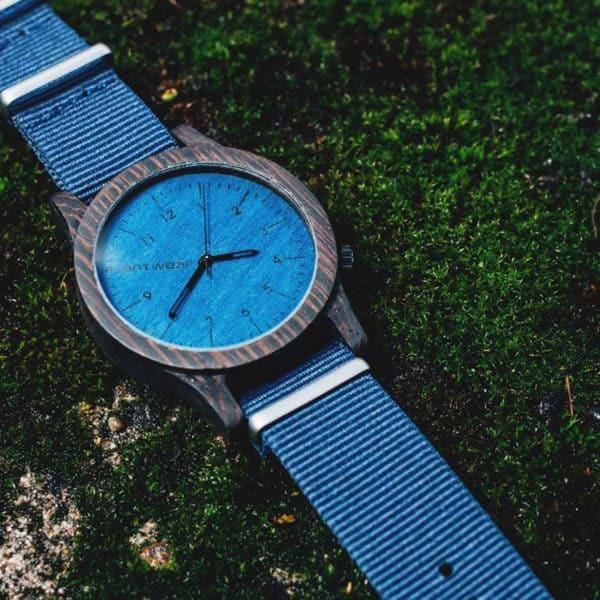 木製腕時計 メンズ レディース plantwear Heritageシリーズ Blue