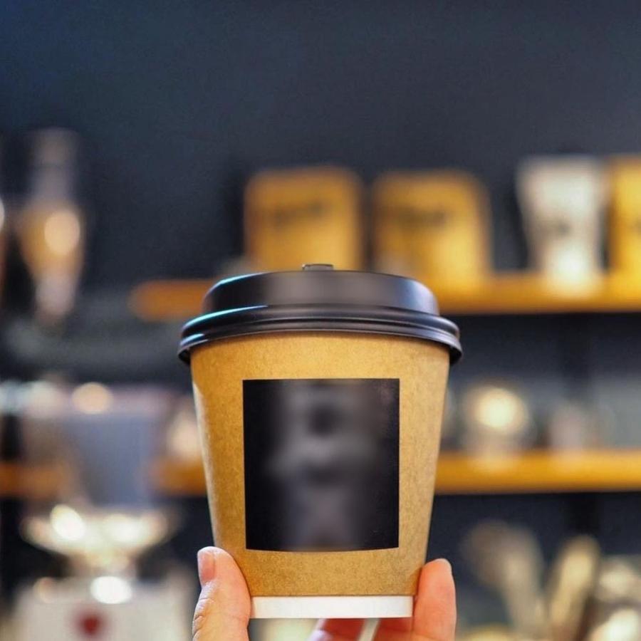 90mm口径 断熱クラフト二重10オンス 紙カップ 150個 テイクアウト