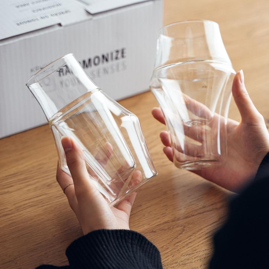 KURUVE EQ断熱ガラス 各1個セット ダブルウォールグラス EQ Glass