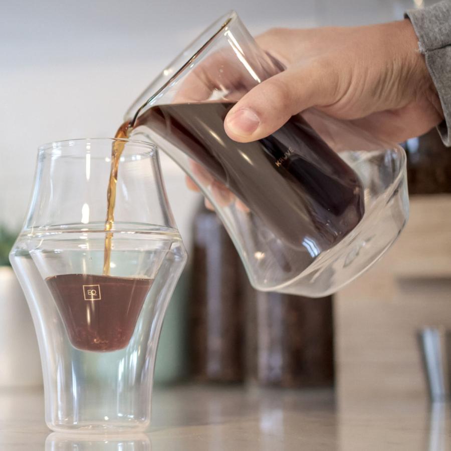 KURUVE EQ断熱ガラス 各1個セット ダブルウォールグラス EQ Glass Tasting Set EXCITE & INSPIRE ...