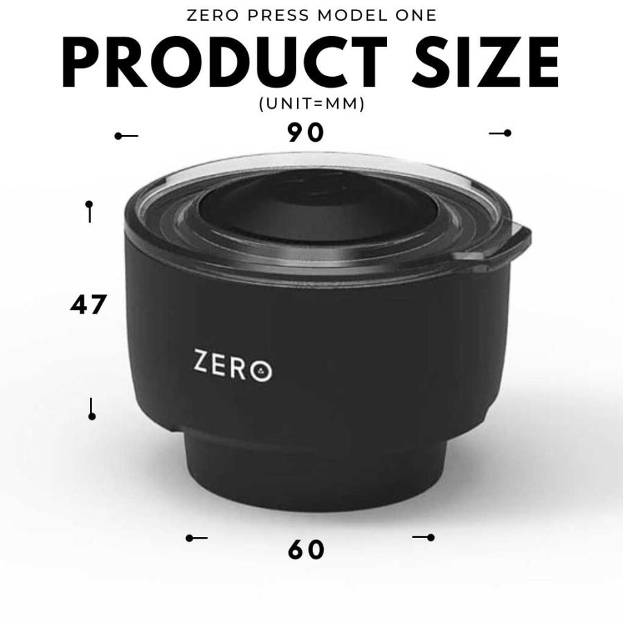 TRINITY ZERO COOFFEE PRESS MODELONE BLACK トリニティコーヒープレス