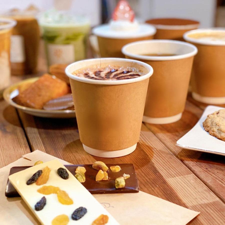 テイクアウト 紙コップ 紙蓋 フタ付き おしゃれ 断熱クラフト2重10オンス 紙カップ 紙蓋茶色 ペーパーリッド クラフト 100個セット Ec153 Paperlid K D Klaft 10 Bmtオンラインストア 通販 Yahoo ショッピング