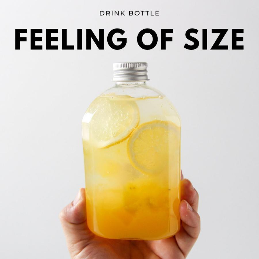 テイクアウト ドリンクボトル おしゃれ ボトル容器 330ml カフィー 銀蓋 ボトルドリンク 100個セットの画像