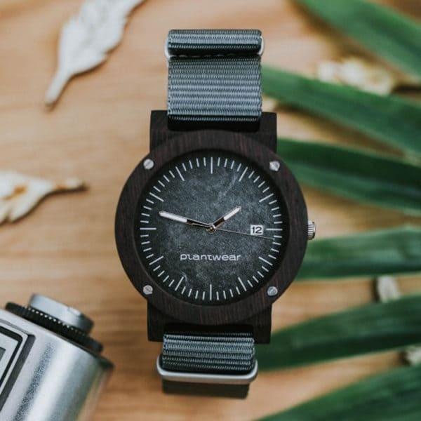 木製腕時計 メンズ レディース plantwear Rawシリーズ Ebony ユニ