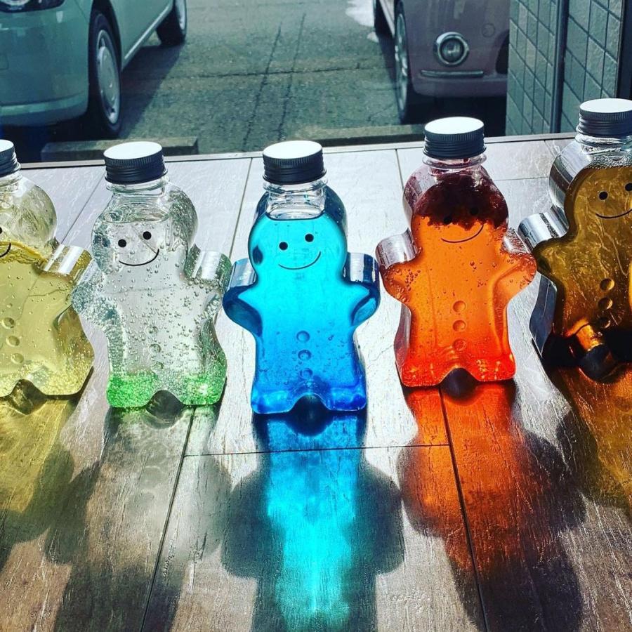 テイクアウト ドリンクボトル おしゃれ ボトル容器 360ml サニー 銀蓋 ボトルドリンク 100個セットの画像