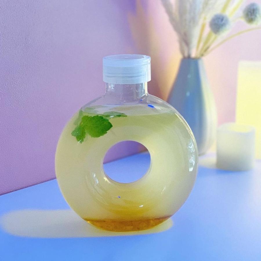 テイクアウト ドリンクボトル おしゃれ ボトル容器 510ml ドーナッツ ドーナツ型 ボトルドリンク 100個セット インスタ映えの画像