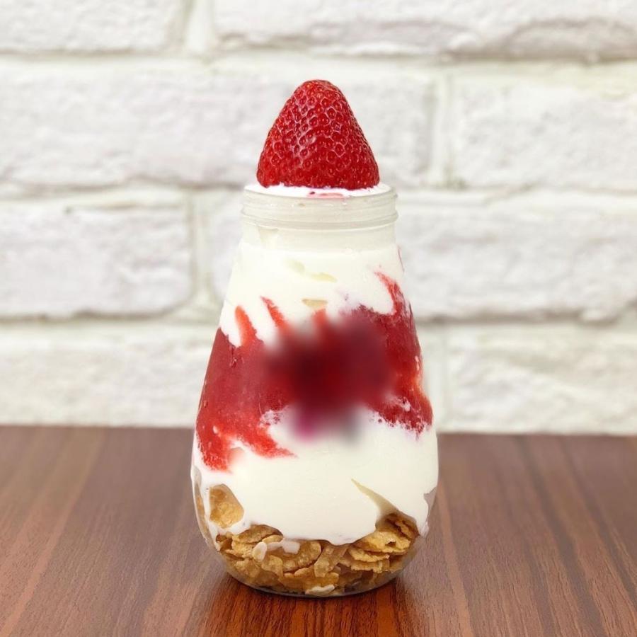 テイクアウト ドリンクボトル おしゃれ ボトル容器 330ml pear 銀蓋 ボトルドリンク 100個セットの画像