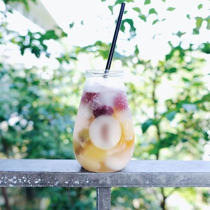 テイクアウト ドリンクボトル おしゃれ ボトル容器 330ml pear 銀蓋 ボトルドリンク 100個セットの画像